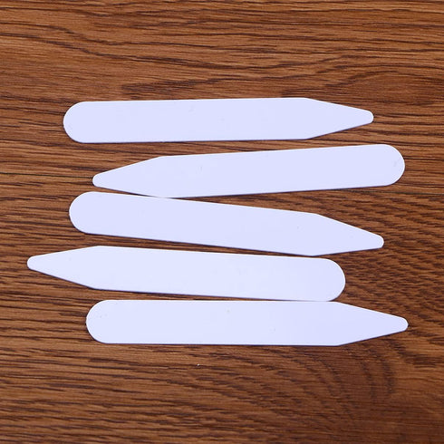 ULTNICE Shirt Collar Stays Collar Stays 200pcs Shirt Collar Band, Collar Strip in 3 Sizes, Plastic Collar Stays for Men, Nylon White Collar Stays ...