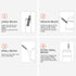 Teapot Spout Brush, 4Pcs Brush Multipurpose Bottles Cups Nipple Teapot Kettle Brush Cleaner for Electric Kettles Vacuum Bottles...