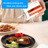 2pcs Travel Spice Container ?5 in 1Portable Camping Seasoning Shaker?Clear Plastic Condiment Bottle for Travel?Camper, Hiking, BBQ, Picnicn....