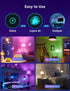 Lepro B1 AI Smart Light Bulbs - WiFi & Bluetooth RGBWW Color Changing LED Bulb Compatible with Alexa & Google Assistant, AI Generated Lighting LLM...