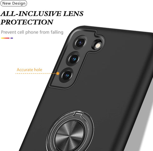 Galaxy S22 Plus Case for Samsung Galaxy S22 Plus Case Military Grade Shockproof Built-in Ring Holder Kickstand Car Mount Armor Heavy Duty Protecti...