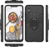 Compatible with Xiaomi Mi 8 Case, Metal Ring Grip Kickstand Shockproof Hard Bumper (Works with Magnetic Car Mount) Dual Layer Rugged Cover for Xia...