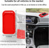Car Dashboard Phone Holder, Non-Slip Double-Groove Auto Cell Phone Pad Mat with Number Plate, Universal Vehicle Phone Mount for All Smartphones, G...