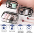 6 Pieces Clear Makeup Bags, Cosmetic Bag Bulk, Portable Travel Clear Pouch with Zipper, TSA Approved Toiletry Bag for Travel Waterproof Makeup Bag...