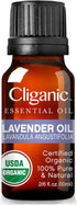 Cliganic Organic Lavender Essential Oil - 100% Pure Natural Undiluted, for Aromatherapy Diffuser | Non-GMO Verified (Packaging May Vary)...