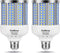 2 Pack 280W Equivalent LED Corn Light Bulb, 4000 Lumen 6500K Cool White Daylight 40W LED Corn Lamp,E26/E27 Medium Base,for Indoor Outdoor Warehous...