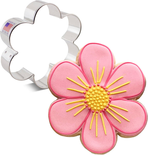 Ann Clark Cookie Cutters Scalloped Edge Flower Cookie Cutter 3.75" Made in USA...