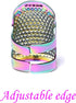 AXEN 4 Pieces Sewing Thimble, Metal Dazzle Gold Sewing Thimble Finger Protector, Accessories DIY Sewing Tool, Two Size 4 Pieces...