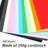 Shindel 100 Sheets Construction Paper for Crafts, 12 Color Cardstock Paper Kids Art Crafts Card for Art Class Invitation Making Scrapbooking Back ...