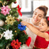 Christmas Poinsettia Artificial Flowers Decorations 5.5" Christmas Tree Wreaths Garland Decoration 12 Pcs Glitter Flowers Picks Decor for Xmas New...