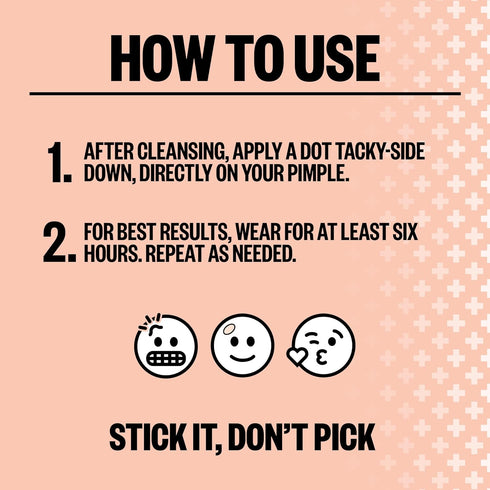Peace Out Skincare Acne Dots, Hydrocolloid Pimple Patches Help Clear Blemishes Overnight, Fast Acting Anti-Acne Solution (10 dots)...