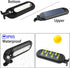 Solar Motion Sensor Gutter Lights - Waterproof, Wireless, 18 LED 600 Lumen Outdoor Security Lights for Outside Wall, Garden, Fence (Black, 1 Pack)...