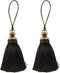 2 Pack Tassel Key Tassels with Loops, Handmade Craft, DIY Home Deco Accessories...