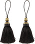 2 Pack Tassel Key Tassels with Loops, Handmade Craft, DIY Home Deco Accessories...