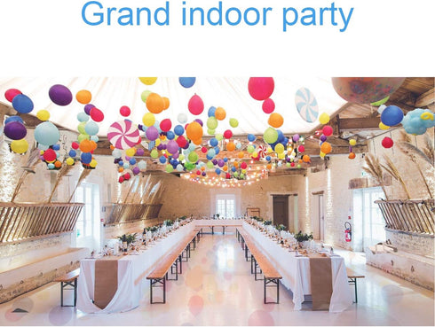 Runch 100pcs Latex Balloons, 12inch Multicolor to Celebrate Latex Balloons, Premium Thick Balloons for Birthday/Party/Christmas/Wedding and Holida...