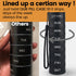 Weekly Travel Stackable Pill Organizer, Large Capacity Metal Pill Case 7-Day Compartment Medicine Box Waterproof Pill Container Vitamin Aluminum S...