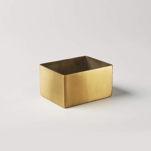American Metalcraft GSPH4 Rectangular Gold Sugar Packet Holder, Satin Finish, 2-3/4 inches L Square...