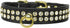 Dog, Puppy & Pet Collar, 72 Clear Crystal Jewelry Set Black 22...