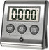 Elegant Digital Kitchen Timer, Stainless Steel Model eT-78, Displays 0-99 Min. or 0-99 Hr., Super Strong Magnet, Volume Switch for Mute/Soft/Loud ...