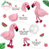 12 Pieces Mini Stuffed Flamingo Plush Toys 5.5 Inch Plush Flamingo Toys Keychain Set Hanging Ornaments Flamingo Party Favors for Birthday Party Gi...