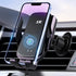 LivTee Wireless Car Charger Mount, Automatic Clamping Mount, 15W Fast Wireless Charging Car Phone Holder, Universal for All Mobile Phones, Fit for...