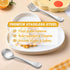 10-Piece Kids Silverware Set, LIANYU Toddler Utensils for 2-6 Year Old, Stainless Steel Preschooler Children Flatware Cutlery Set, Includes 3 Kniv...