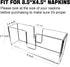 Acrylic Napkin Holders, Guest Towel Dispenser Napkin Paper Stand, 9 Inch Clear Hand Towel Storage Tray for Bathroom Vanity Countertop, Kitchen Cou...