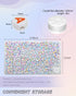 Amaney 1400 Pieces 4x7mm Alphabet Beads White Round Acrylic Colorful Letter Beads A-Z Heart Pattern Beads and Crystal Line for Jewelry Making Brac...