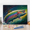 TUMOVO DIY Paint by Numbers Fish Paint by Number for Adults Paint by Number Kits on Canvas Colorful Animals Oil Hand Painting with Brushes and Acr...