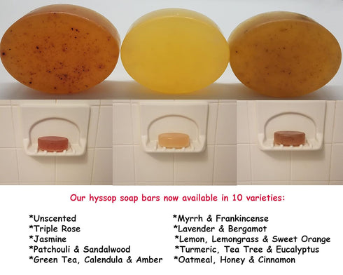 Cleanse Me with Hyssop and I Shall Be Clean Hyssop Natural Soap Bar -1 Soap Bar (Lavender & Bergamot)...