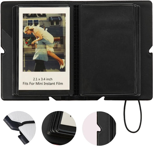 Mini Instant Film Photo Album Holds 28 Photos Fits For Fujufilm instax Mini 11 9 8 8+ 70 7S 90 25,Polaroid,Lomography (White)...