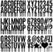 400 Pieces Black Letter Stickers 24 Sheets Large Letter Stickers 2.5 Inch Self Adhesive Number Alphabet Stickers Waterproof for Bulletin Board Let...