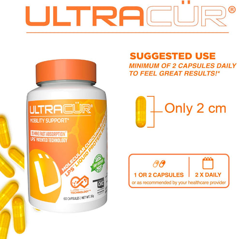 Curcumin Complex Supplement - Ultra Bioavailable High Absorption Turmeric Curcumin Supplement for Joint, Muscle & Brain Support - Patented Protiso...