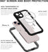iPhone 14 Waterproof Case -Full Body Protection, Built-in scratch resistant & anti-fingerprint Screen Protector, Wireless Charging, Dust,Drop,Snow...