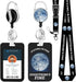 Fun Badge Holder Lanyard Fashion ID Card Holders Detachable Name Tag Clips Cute Funny Nurse Teacher Office Gifts Women Man Badge Holder (Earth)...