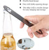 WEGAZ-5 Pack 7inch Black Stainless Steel Flat Beer Bottle Opener,Stainless Steel...