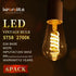 ST19(ST58) 6W LED Edison Bulb, Vintage Softy White 2700K, Antique Flexible Spiral LED Filament Light Bulb, Non-Dimmable, 600LM, 6W Equivalent to 6...