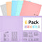 JARLINK 6 Pack Folders with Pockets, Heavy Duty 2 Pocket Folders with 3 Hole Punched, Cute Letter Size File Folders for School, Office Plastic Fol...