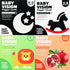 BELLOCHIDDO High Contrast Baby Toys for Newborn, Newborn Toys, Black and White Baby Toys, Toddler Baby Flash Cards, Infant Baby Cards, Baby Learni...