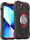 KCJ for iPhone 13 Mini case/iPhone 12 Mini case 5.4 Inch with Ring Holder, with 2 Pack Screen Protector + 1 Pack Camera Lens Protector,Heavy-Duty ...