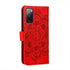 for Galaxy S20 FE 5G Case Flip Premium Wallet Phone Case PU Leather Mandala Embossed Shockproof Cover with Kickstand Card Holder Cover for Samsung...