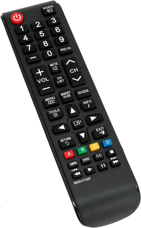 BN59-01199F Replaced Universal TV Remote Control fit for Samsung LED HDTV 7500 9500 6200 6520 Series UN32J5205 UN40JU6700 UN48JU6700 UN55JU6700 UN...