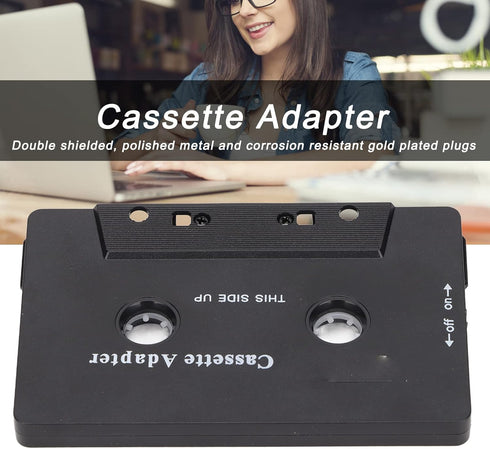 Car Audio Bluetooth Cassette Receiver, Noise Reduction Tape Player Bluetooth 5.0 Cassette Aux Adapter for Mobile Phone, Tablet, MP3 Player, Car St...