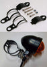 1pair Metal Motorcycle Modified Turn Signal Light Indicator Mount Bracket Clamp 30-45mm...