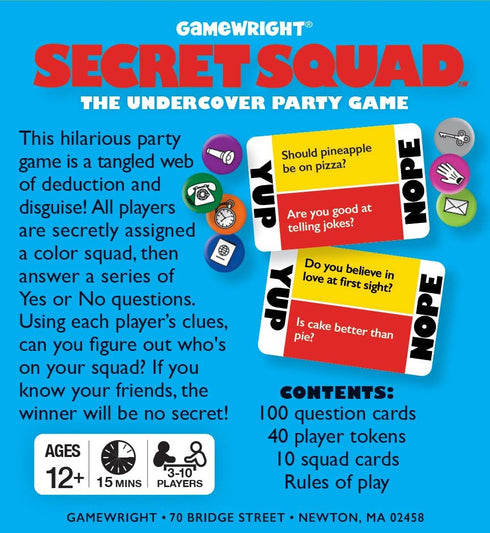 Gamewright Secret Squad...