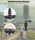 Aluminum Bike/Motorcycle Handlebar Mount for GoPro, AKASO Campark and Other Action Cameras, 360 Degrees Rotary Motorcycle Camera Mount Upgrade...