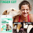 20Pcs White Teeth Cleaning Finger Wipes,Dog Eye WipesCleaning Wipes for Pet Teeth and Dog Tooth Brushing for Cleaning Teeth Ears and Eyes Suitable...