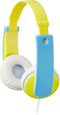JVC Kids Headphones, Volume limiter, Kid Safe, Length Adjustable, Toddler Headphones, Fun Stickers Included - HAKD7Y (Yellow)...