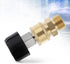 Tool Daily Pressure Washer Adapter Set, Quick Connect Kit, Metric M22 15mm Female to M22 Male Fitting, 5000 PSI, 4 Pcs...