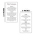 Hair Extension Aftercare Care Instruction Card | 50 pk 2x3.5” inches Do’s and Don’ts of Extensions Supplies Cosmetologist Human Hair Synthetic Hai...